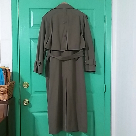 Clasic J. Gallery Trench Coat Size 10 Double Cover - Picture 7 of 10